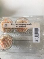 Verrine Guacamole et surimi