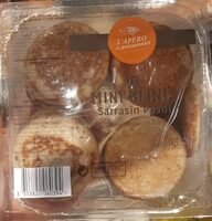 16 Mini blinis sarrasin pavot