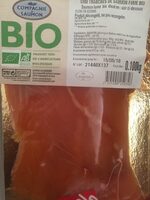 Mini tranches de saumon fumé bio