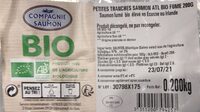Petites tranches saumon ATL Bio FUME