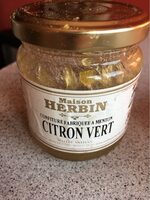 Confiture citron vert