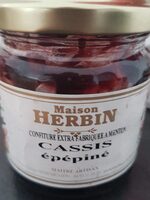 Confiture extra cassis épépiné