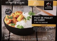 Filet de poulet au curry et son riz basmati