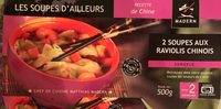 Soupe aux raviolis chinois