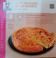Flan Pâtissier Rhum Raisins