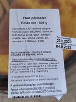 Flan pâtissier