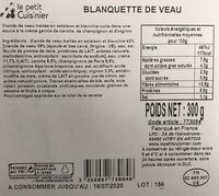 Blanquette de veau