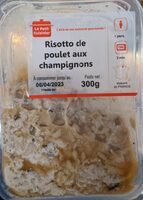 Risotto de poulet aux champignons