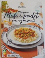 Mon super Mafé de poulet & son riz basmati