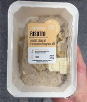 Risotto poulet cèpes parmigiano reggiano