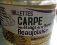 Rillette carpe des etangs de la dombes beaujolaise