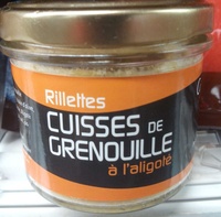 Rillettes cuisses de grenouille à l'aligoté