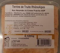 Terrine de truite