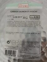 Chirashi saumon et avocat