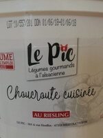 Choucroute cuisinée au riesling