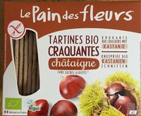 Tartines bio craquantes châtaigne
