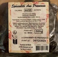 Spécialité aux pruneaux
