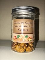 Noix de cajou caramélisées à la vanille