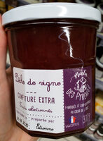 Confiture extra pêche de vigne