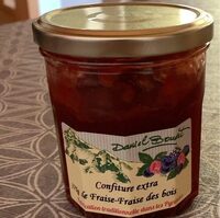 Confiture extra fraise fraise des bois