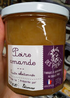 Confiture poire amande
