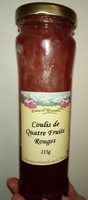 Coulis de quatre fruits rouges