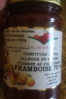 Confiture extra alleges en sucre Framboise 70%