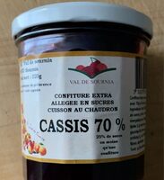 Confiture extra Cassis 70%