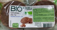 Galettes de riz nappées chocolat au lait