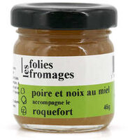 Les Folies Fromages - Poire et noix au miel