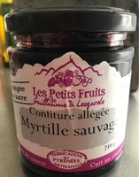 Confiture allégée myrtille sauvage