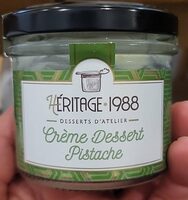 Crème dessert Pistache