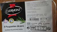 Clermont, 4 Paupiettes de porc