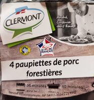 4 paupiettes de porc forestières