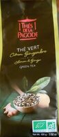 Thé vert citron gingembre