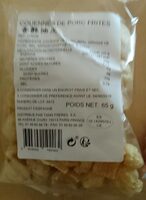 Couennes de porc frites