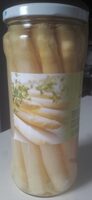 Asperges blanches pelées entières