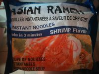 Nouilles instantanées à saveur de crevettes
