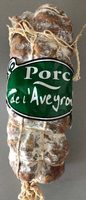 Saucisson sec porc Aveyron