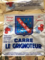 Fromage au lait pasteurise Carre LE GRIGNOTEUR, 50%MG
