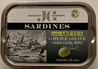 Sardines sans arêtes à l'huile d'olive vierge extra bio