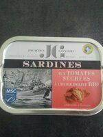 Sardines aux tomates séchées à l'huile d ' olive bio