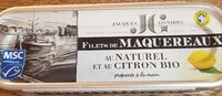 Filets de maquereaux au naturel et au citron