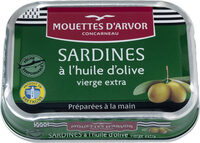 Sardines huile d'olive vierge extra