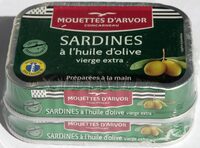 Sardines à l'huile d'olive vierge extra