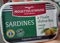 Sardines à l'huile d'olive Bio vierge extra