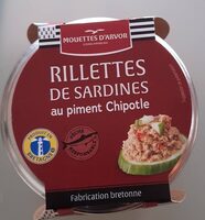 Rillettes de sardines au piment chipotle