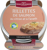 Rillettes de saumon au citron et à l’aneth