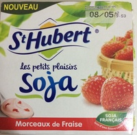 Les petits plaisirs Soja Morceaux de fraises