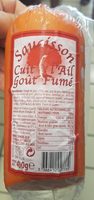 Saucisson cuit à l'ail goût fumé
